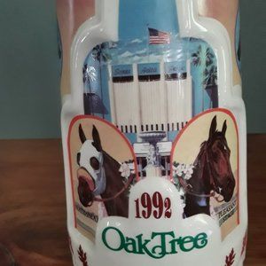 1992 Oak Tree Commemorative Beer Stein - Santa Anita Park - Limited Edition